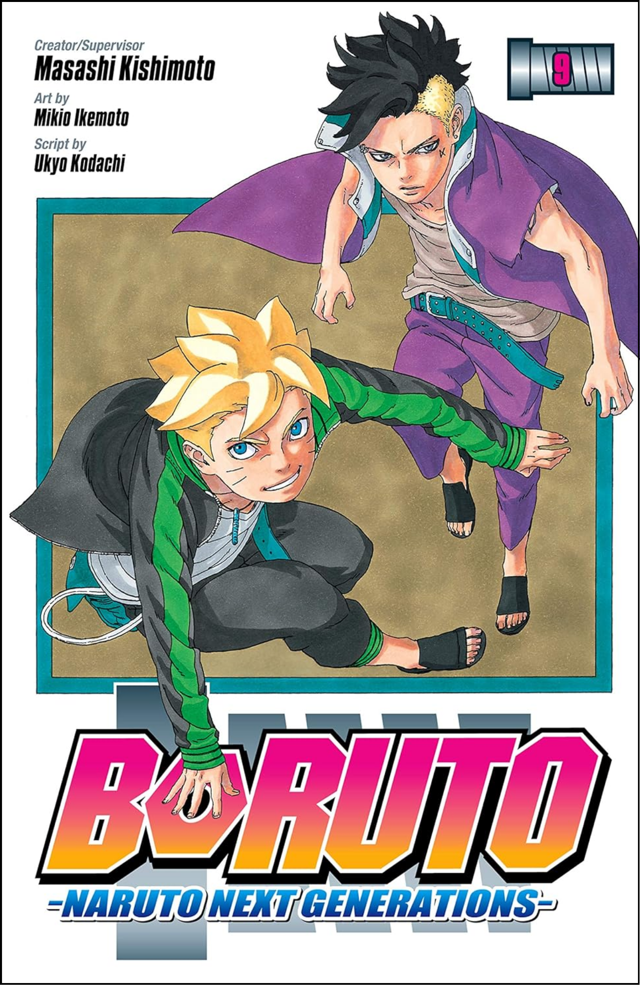 Boruto: Naruto Next Generations, Vol. 9 by Masashi Kishimoto (Author) | Full Page Print Editon