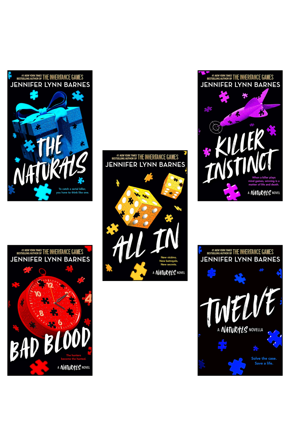 The Naturals (5 book series) by Jennifer Lynn Barnes (Author) | 1 to 5