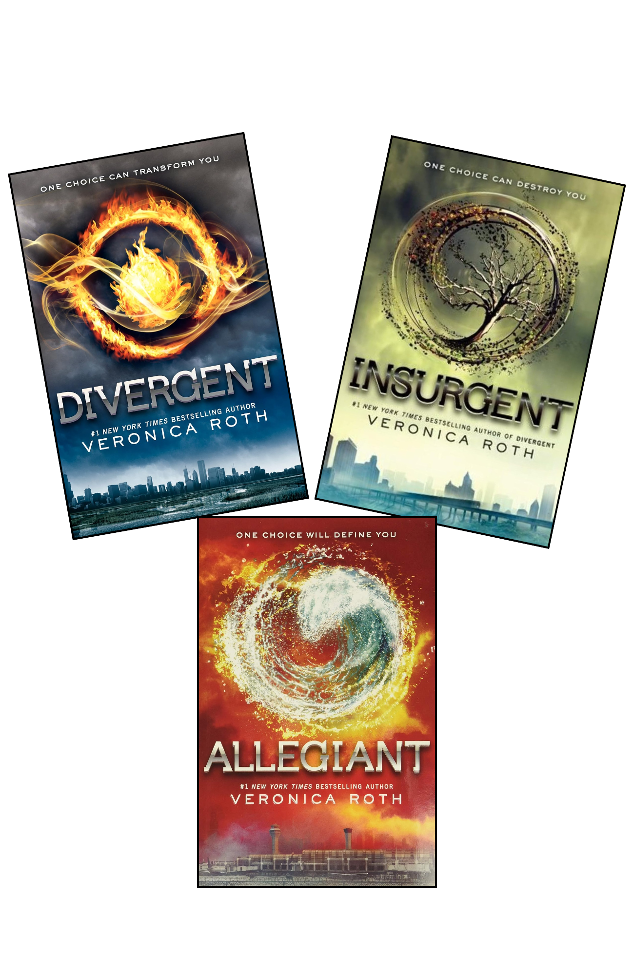 Divergent (3 book series) by Veronica Roth (Author) | 1 to 3