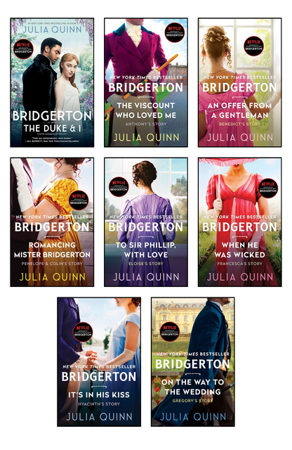 Bridgertons (8 book series) by Julia Quinn (Author) | 1 to 8