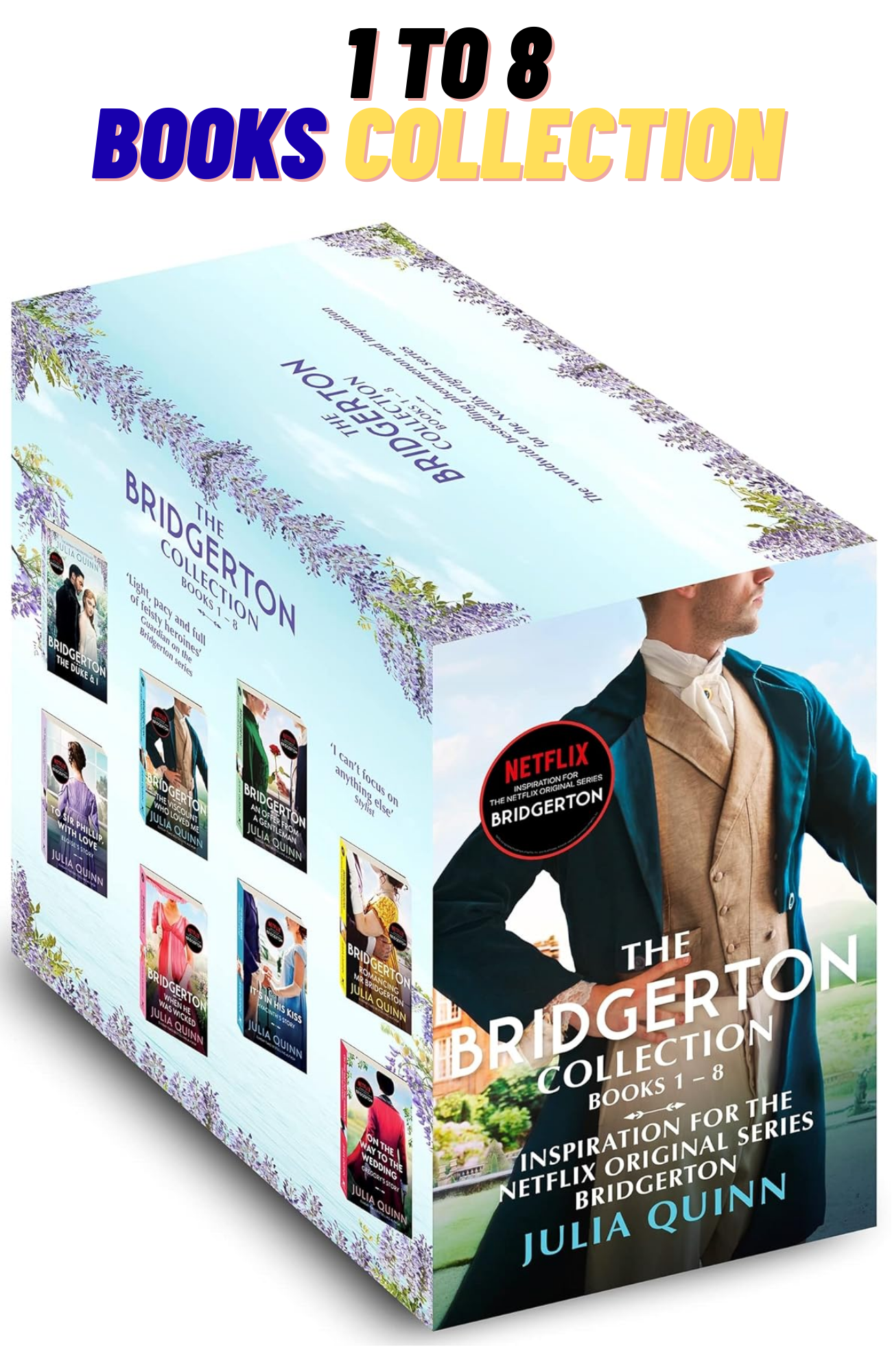 Bridgertons (8 book series) by Julia Quinn (Author) | 1 to 8