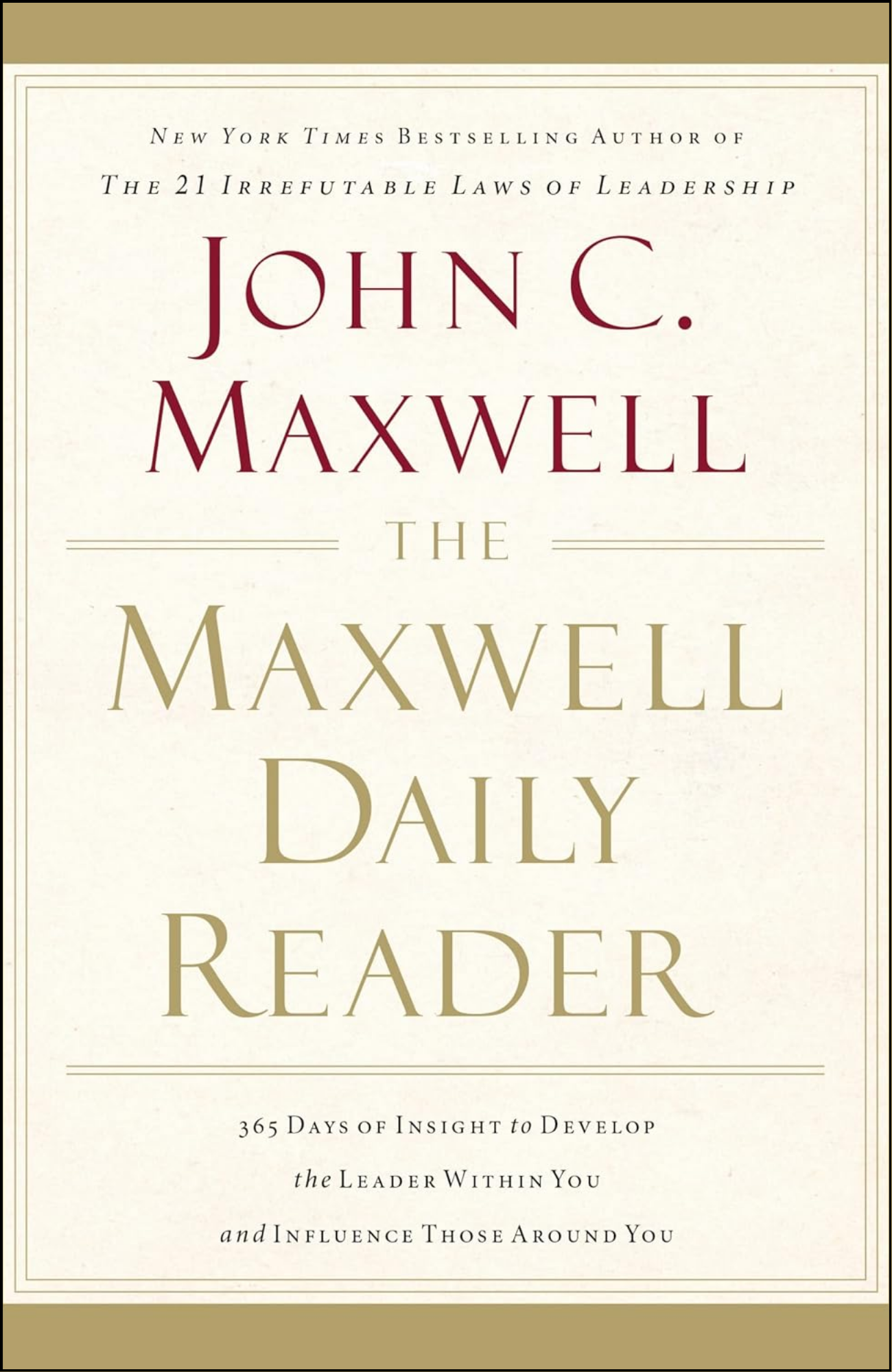 The Maxwell Daily Reader by John C. Maxwell (Author)