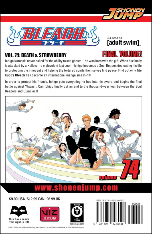 Bleach, Vol. 74 by Tite Kubo (Author) | Full Page Print Editon