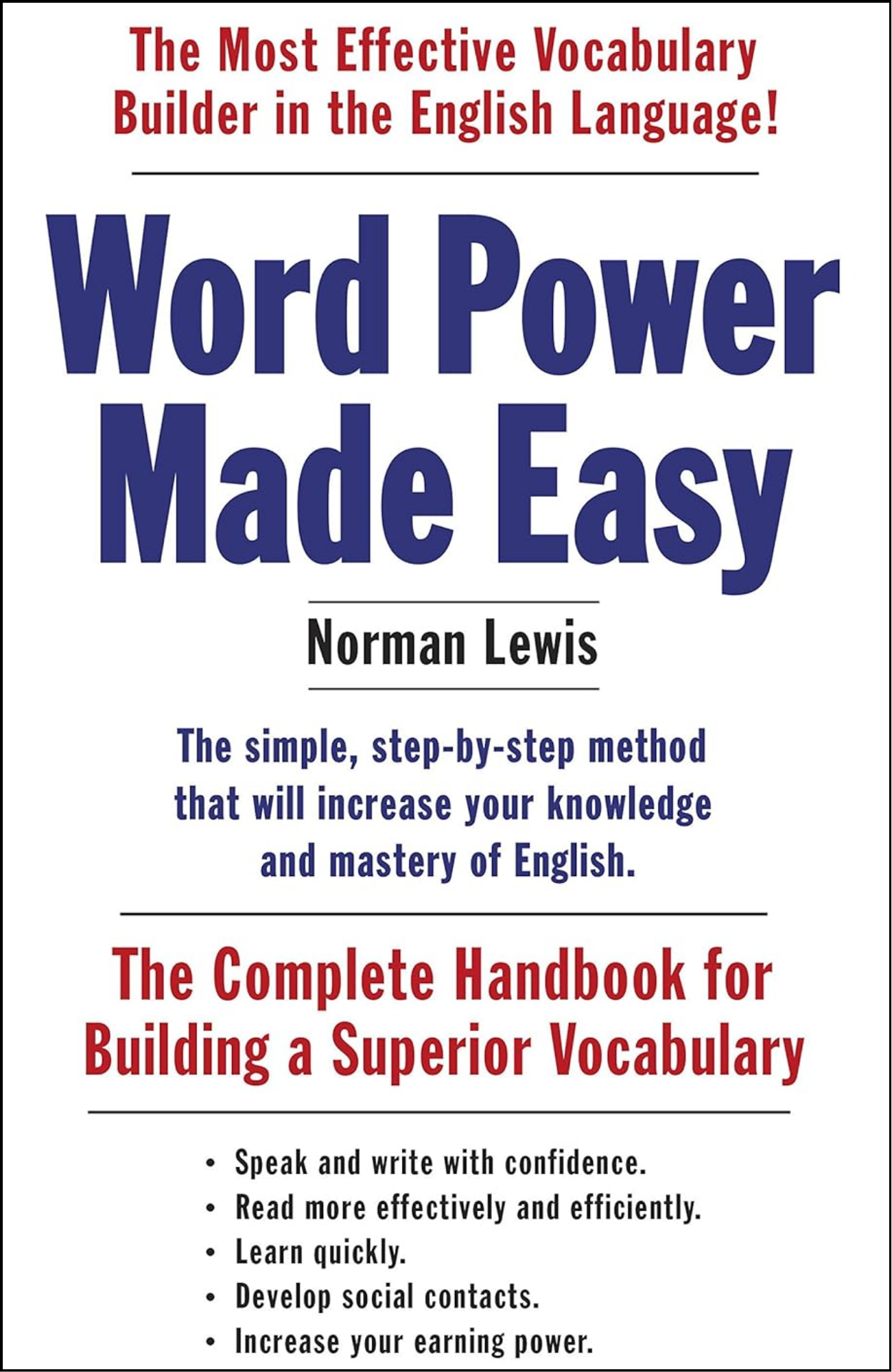 Word Power Made Easy by Norman Lewis (Author)