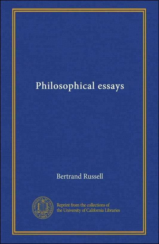 Philosophical essays by Bertrand Russell (Author)