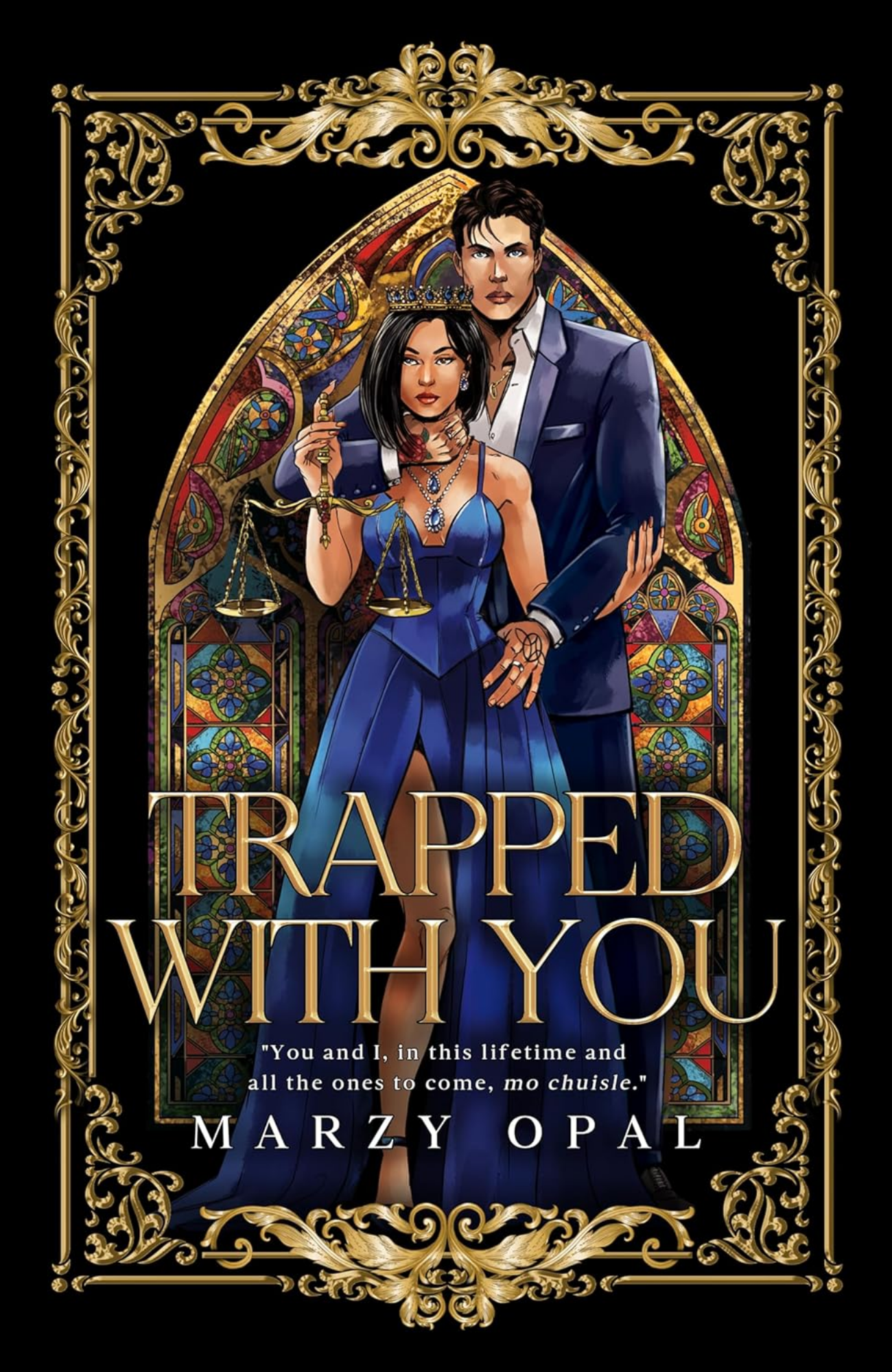 Trapped With You by Marzy Opal (Author)