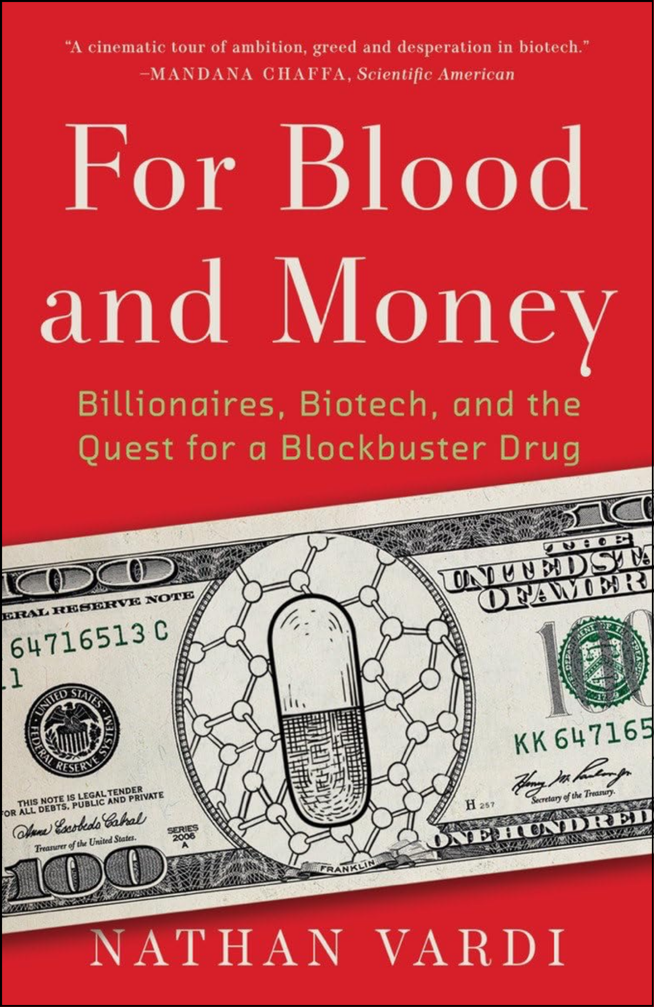 For Blood and Money by Nathan Vardi (Author)