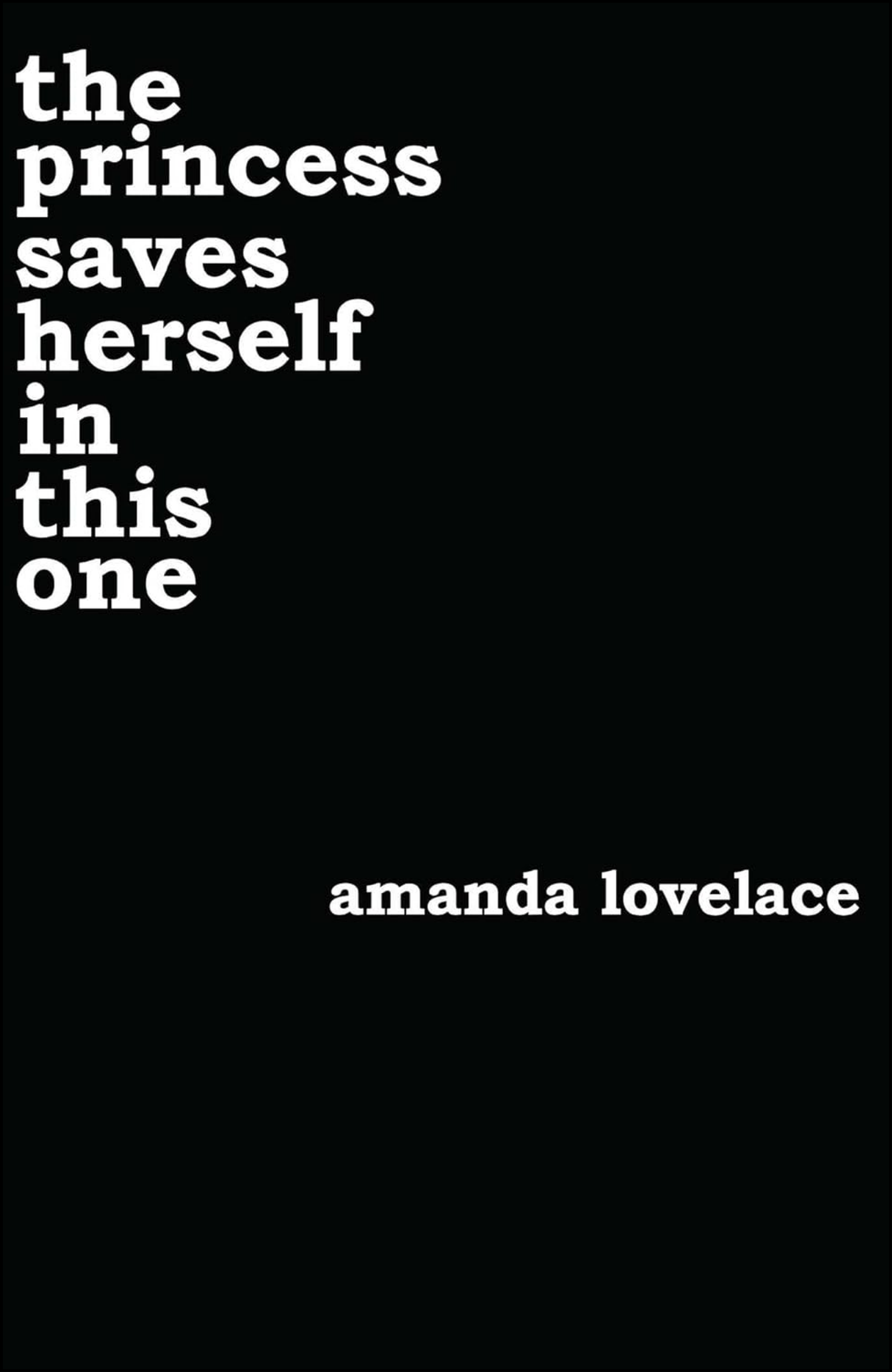 the princess saves herself in this one by Amanda Lovelace (Author)