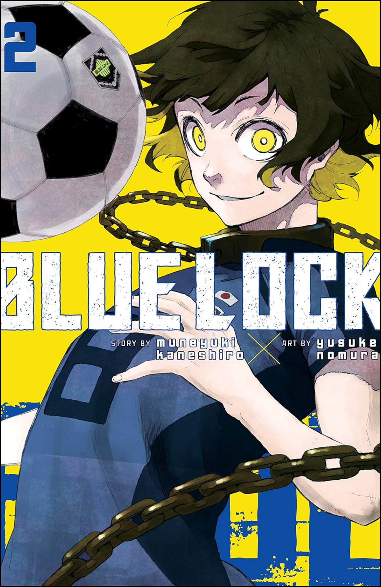 Blue Lock Vol. 2 by Yusuke Nomura (Author, Artist) | Full Page Print Editon