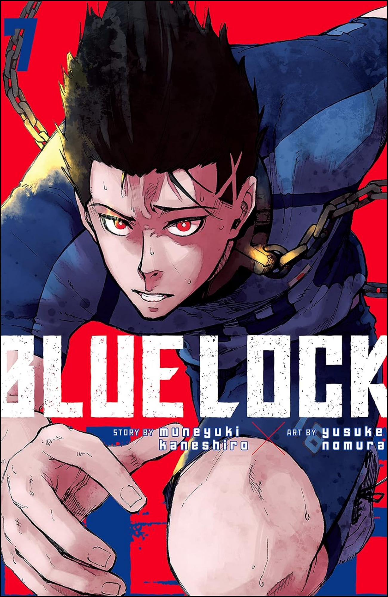 Blue Lock Vol. 7 by Yusuke Nomura (Author, Artist) | Full Page Print Editon