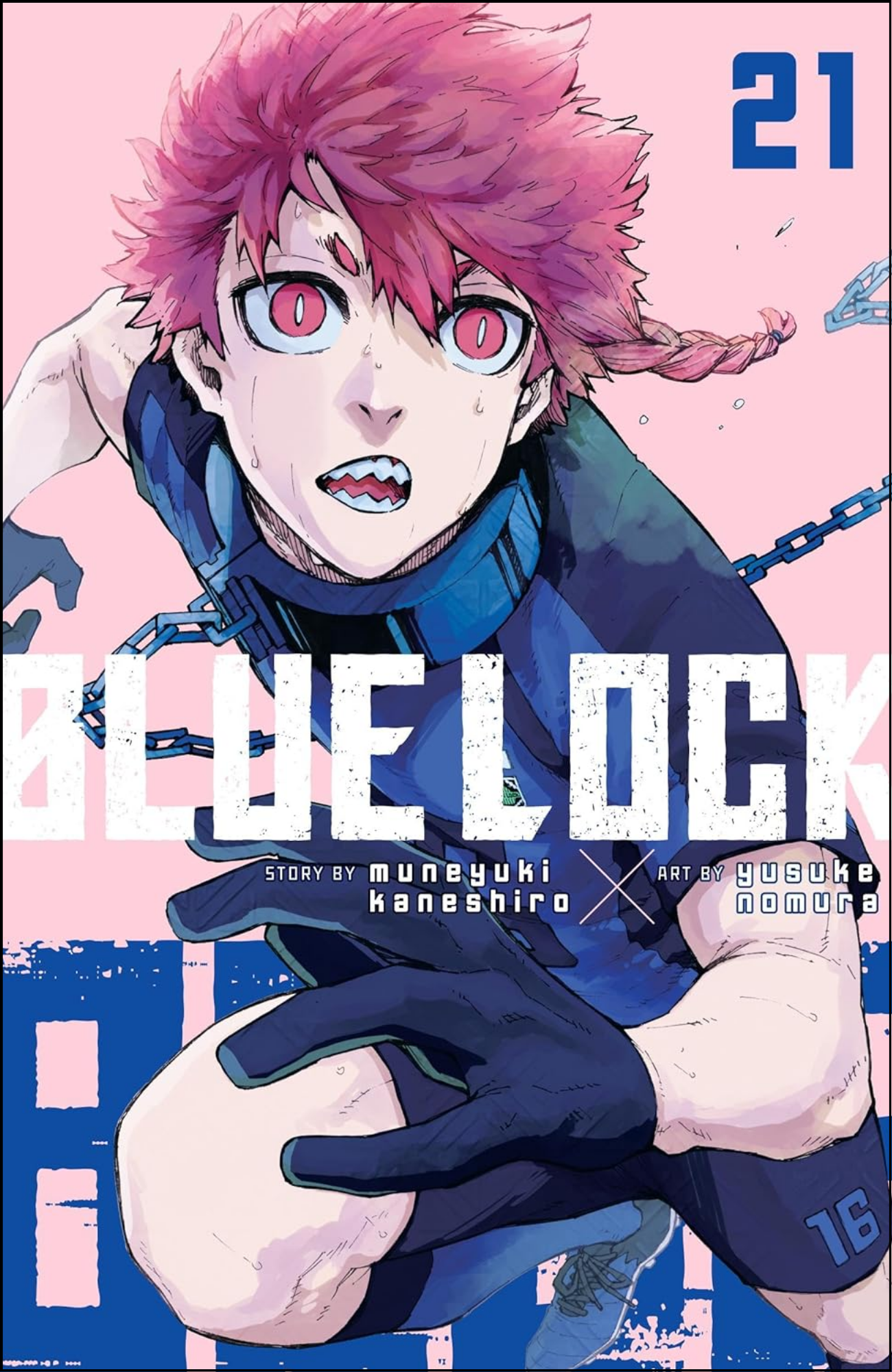 Blue Lock Vol. 21 by Yusuke Nomura (Author, Artist) | Full Page Print Editon