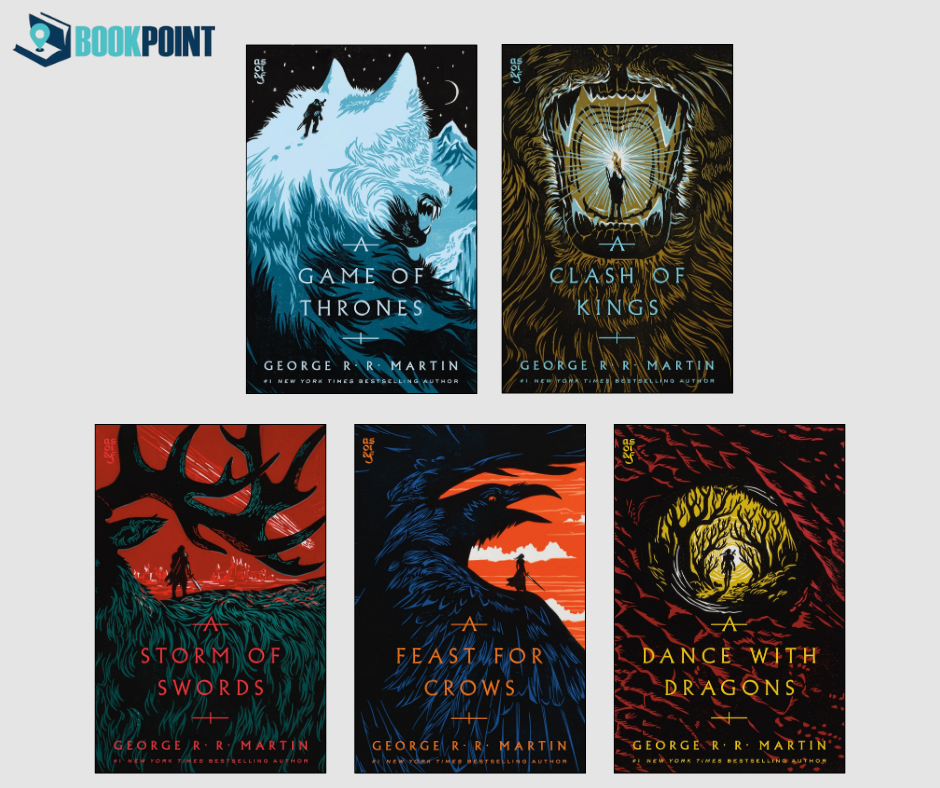 A Song of Ice and Fire (5 book series) by George R. R. Martin (Author) | 1 TO 5