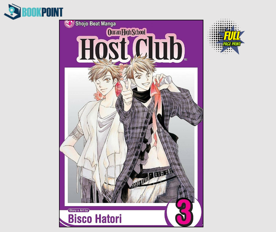 Ouran High School Host Club, Vol. 3 by Bisco Hatori (Author) | Full Page Print Editon