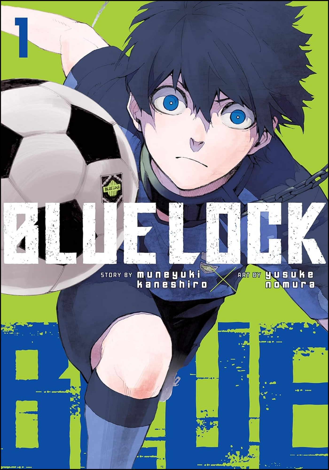 Blue Lock Vol. 1 by Yusuke Nomura (Author, Artist) | Full Page Print Editon