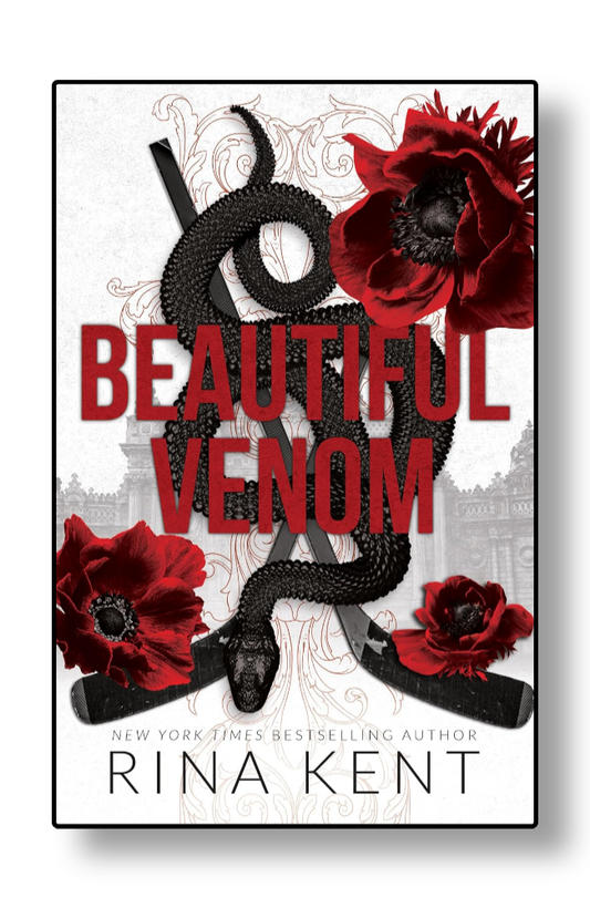 Back cover and blurb of Beautiful Venom by Rina Kent
