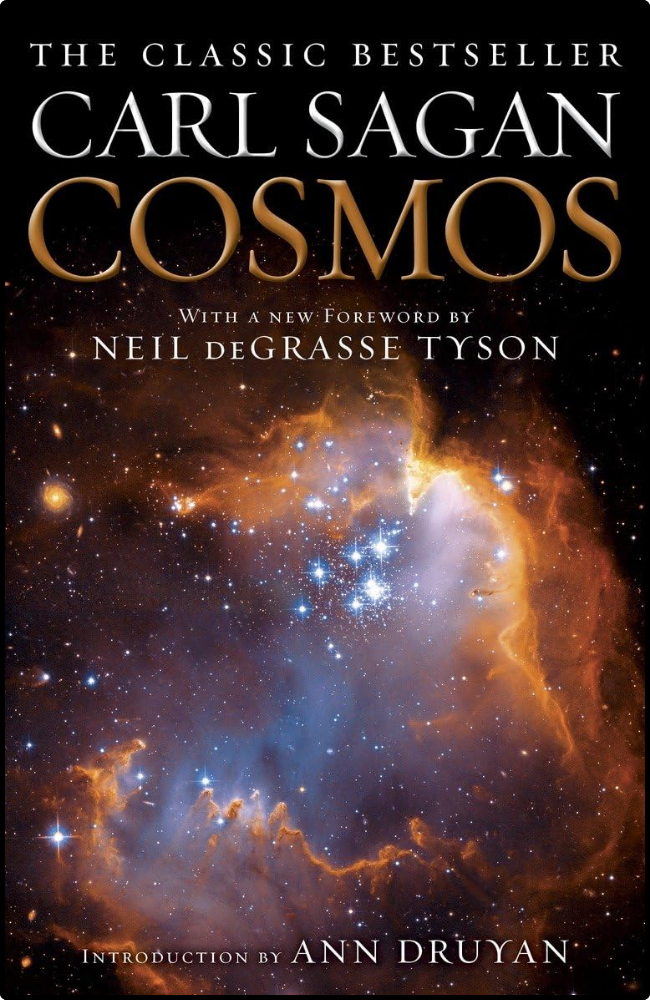 Cosmos by Carl Sagan book cover