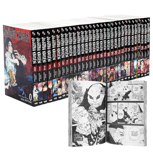 Jujutsu Kaisen Manga Complete Bundle Vol. 0–30 (31 Books Set)