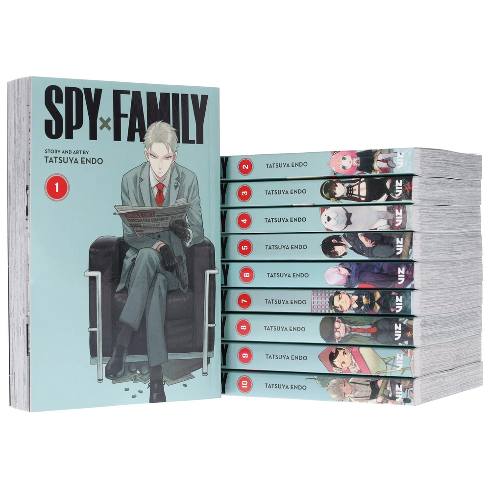 Spy x Family Series by Tatsuya Endo 10 Books Collection Set (Vol 1-10) - Ages 13+ - Paperback