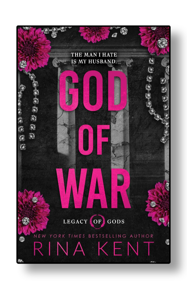 Alt text: God of War by Rina Kent dark romance novel from the Legacy of Gods series
