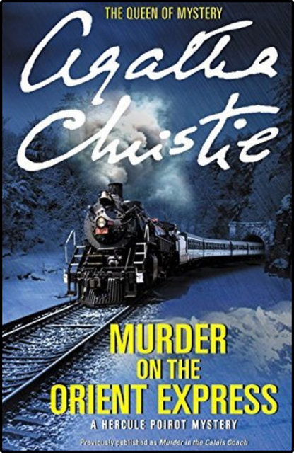 Murder on the Orient Express by Agatha Christie book cover