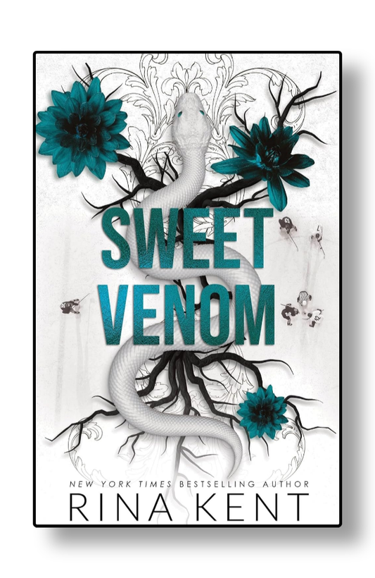Sweet Venom Standard Edition front cover, enemies to lovers dark hockey romance