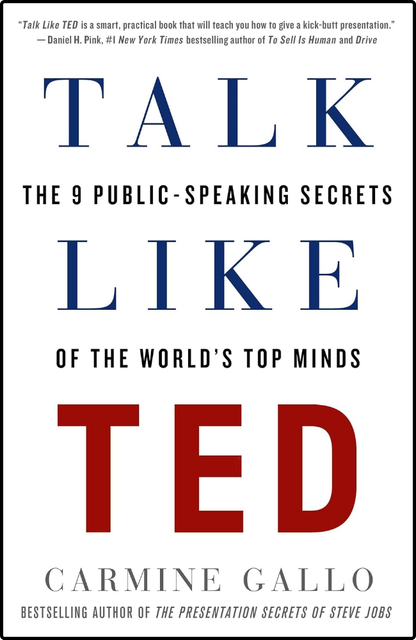Talk Like TED by Carmine Gallo book cover