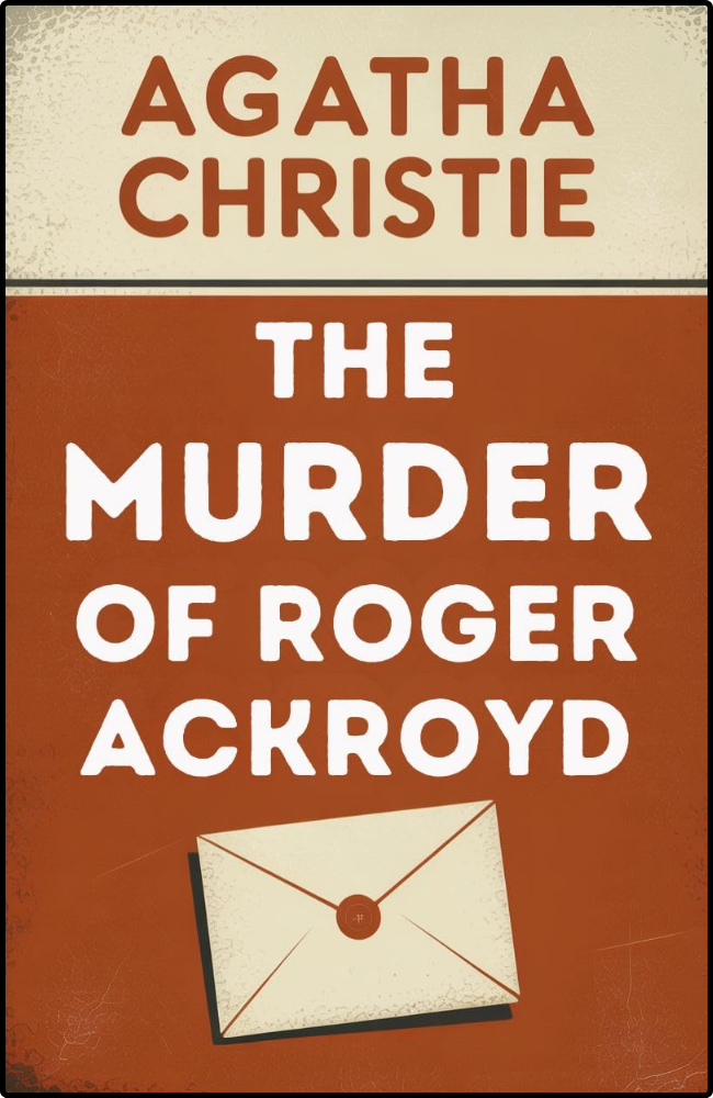 The Murder of Roger Ackroyd by Agatha Christie book cover