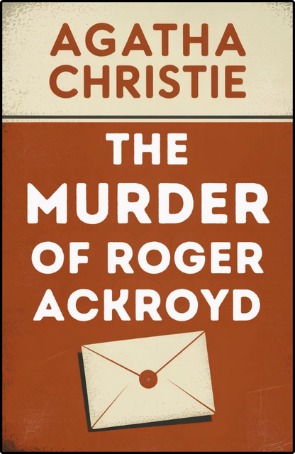 The Murder of Roger Ackroyd by Agatha Christie book cover