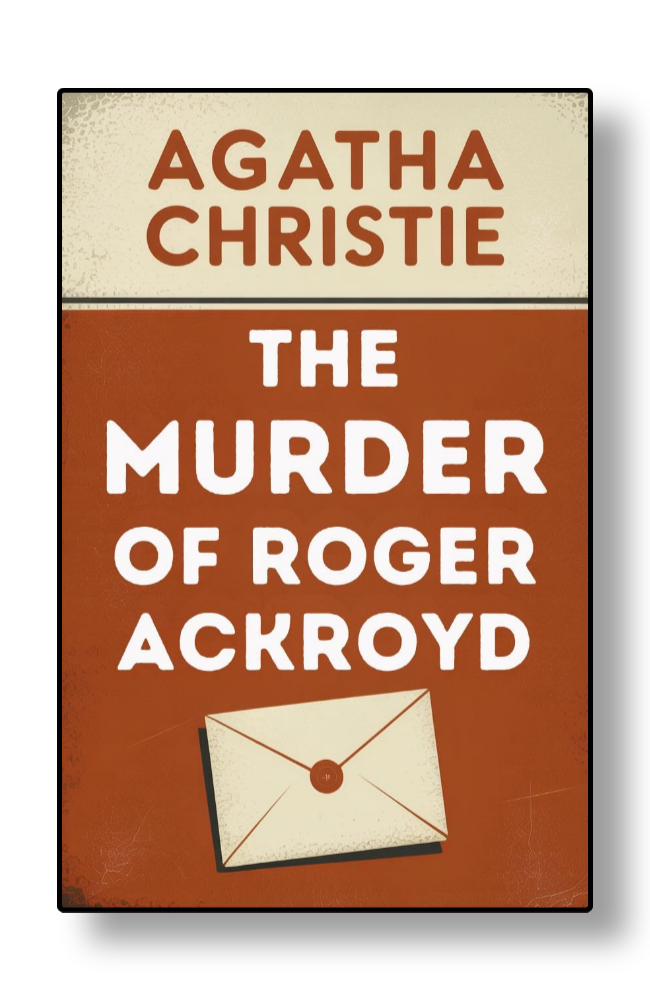 The Murder of Roger Ackroyd by Agatha Christie Hercule Poirot mystery book