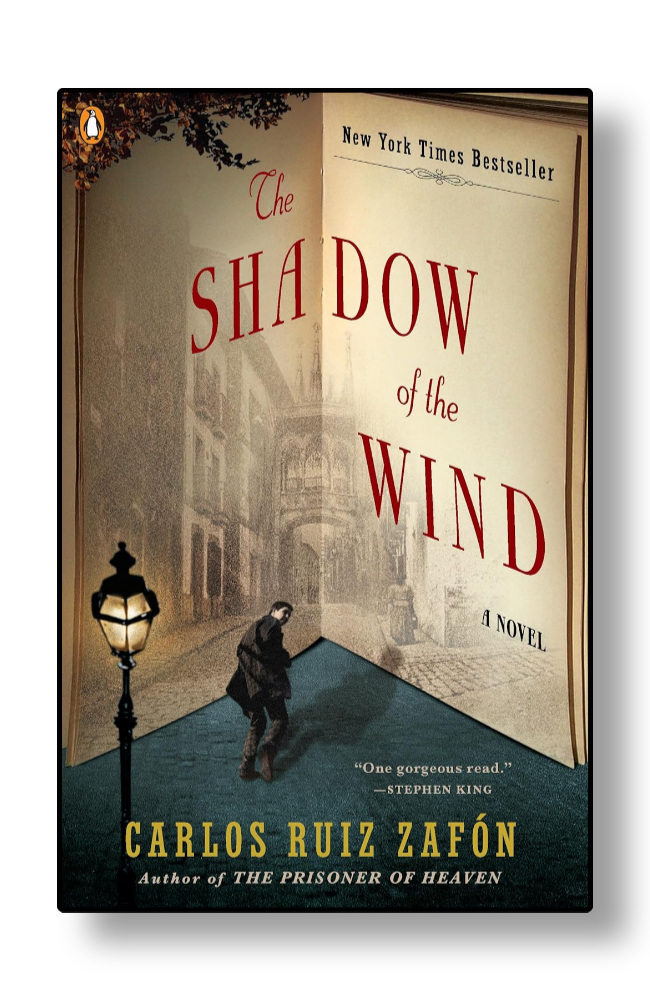 Front cover of The Shadow of the Wind by Carlos Ruiz Zafón