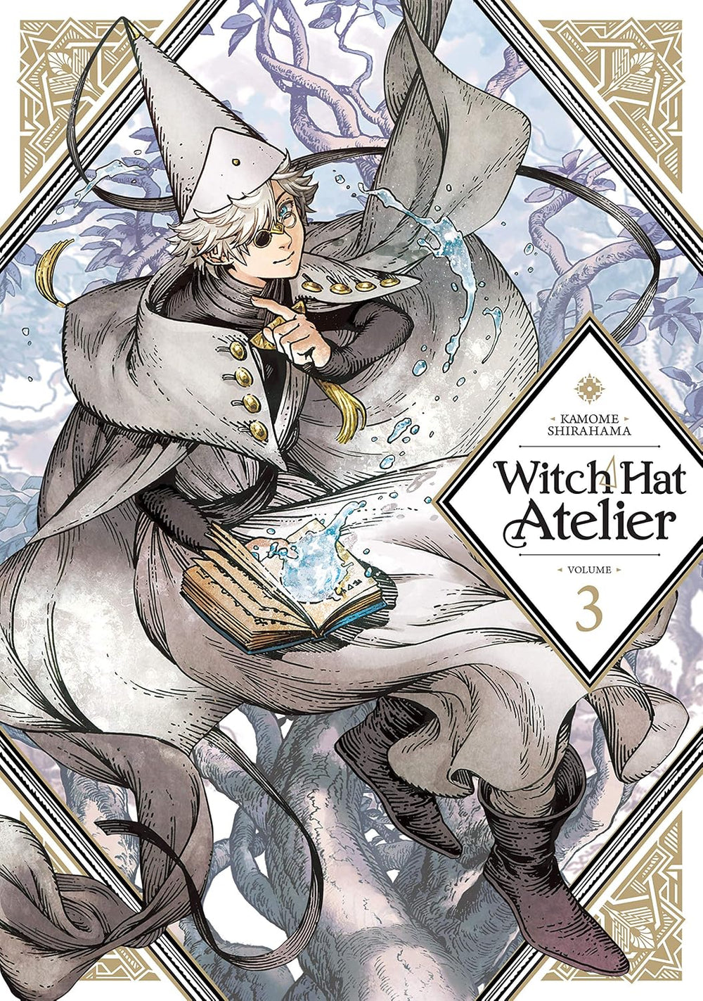 Witch Hat Atelier Vol. 3 manga front cover by Kamome Shirahama