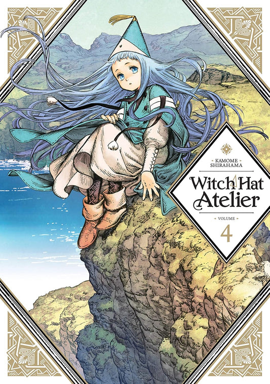 Witch Hat Atelier Vol. 4 manga front cover by Kamome Shirahama