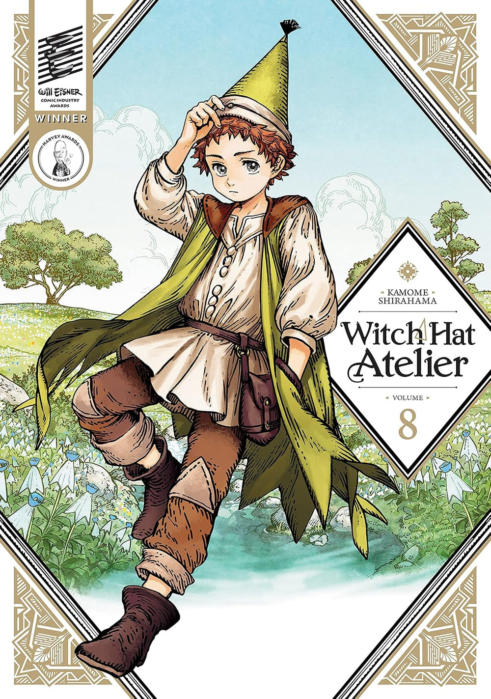 Witch Hat Atelier Vol. 8 manga front cover by Kamome Shirahama